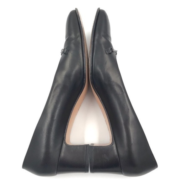 Salvatore Ferragamo Cosenza Black / Nero Calf Leather Flats Size 8.5B - Picture 8 of 11